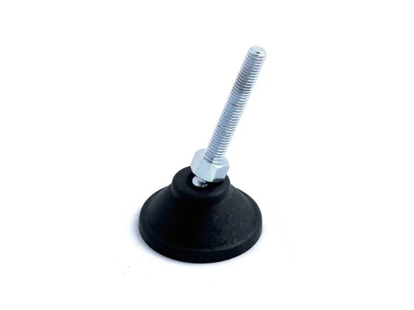 Polyamid Tabanlı Mafsallı Hafif Tip Makine Ayak M10x50 Çap50 ürün görseli 1