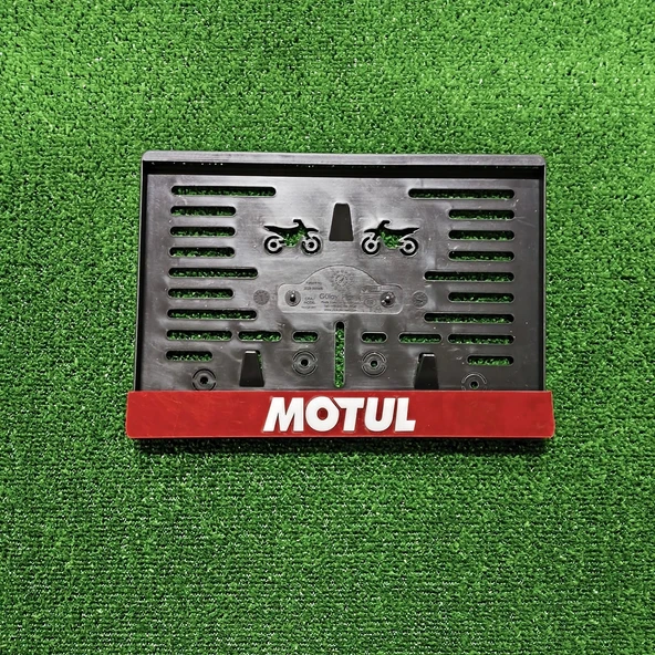 Motorsiklet Plakalık Motul Lazer Kesim 3D Kabartmalı Model Motor Plakalığı ürün görseli 1
