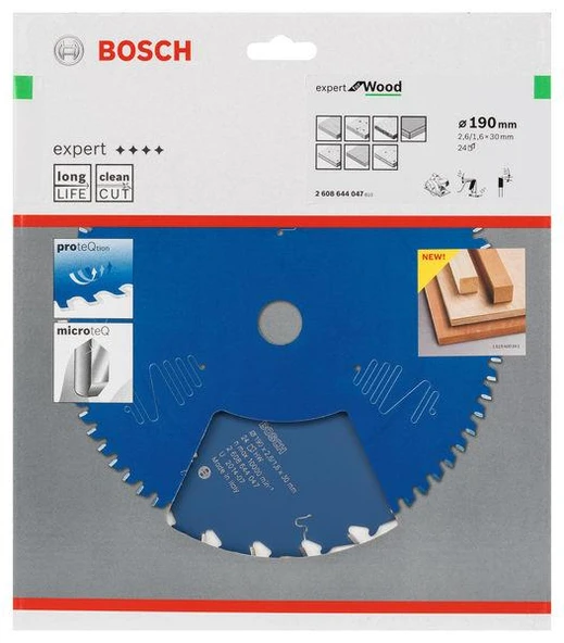 Daire Testere - EXPERT For Wood 190*30 mm 24 Diş ürün görseli 1