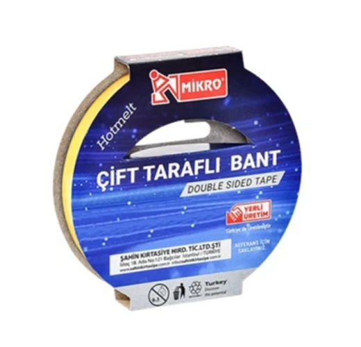 Mikro Çift Taraflı Bant 24Mmx25Mt - 3 adet ürün görseli 1