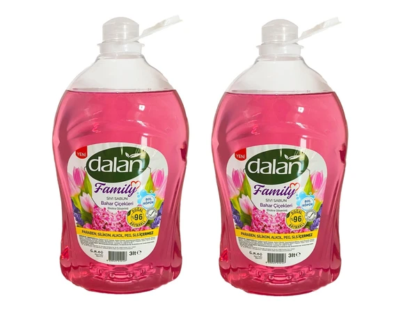 Dalan Family Bahar Çiçekleri Sıvı Sabun 3 L X 2 Adet ürün görseli 1