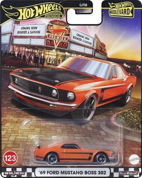 Hot Wheels Premium '69 Ford Mustang Boss 302 GJT68 JBL20 ürün görseli 1
