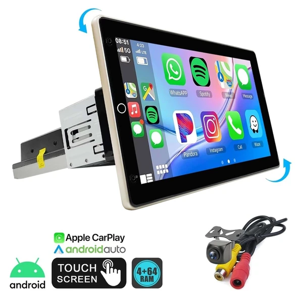 ROSE DC-8610BT-464 10,1" 4GB RAM 64GB HAFIZA A100 İŞLEMCİ 360 DERECE DÖNEN ANDROİD TABLET EKRAN ürün görseli 1