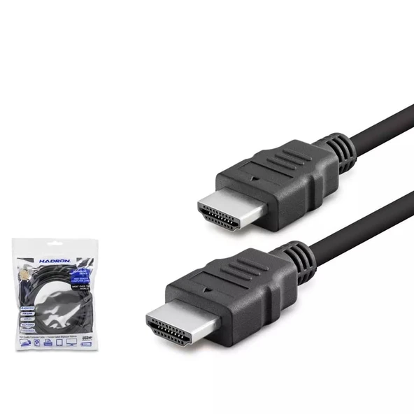 Hadron Hdx2005 Hdmi Kablo Pvc Od7.3 3M Siyah ürün görseli 1