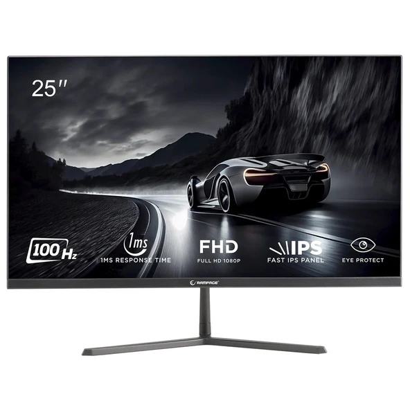 RAMPAGE RM25R100 25'' 100 HZ 1 MS IPS FHD PC FLAT 1080 OFİS KURUMSAL OYUNCU MONİTÖR ürün görseli 1