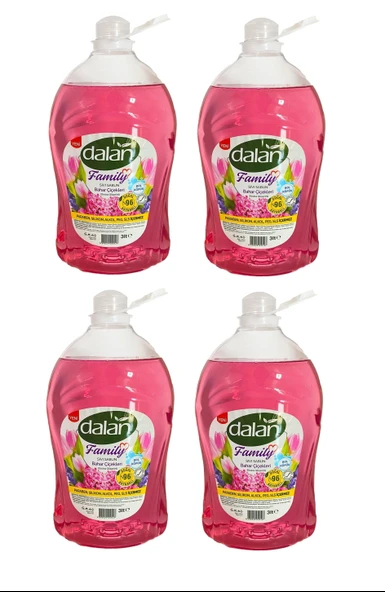 Dalan Family Bahar Çiçekleri Sıvı Sabun 3 L X 4 Adet ürün görseli 1