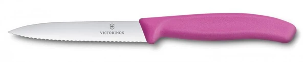 Victorinox 6.7736.L5 SwissClassic 10cm Tırtıklı Soyma Bıçağı ürün görseli 1