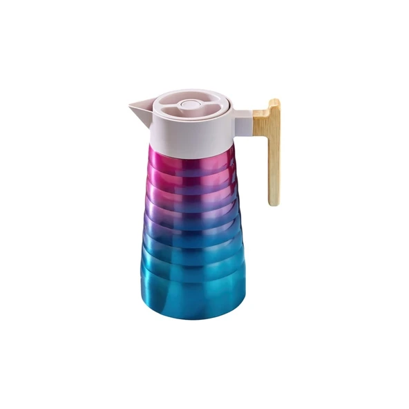 AKILLIELMA-COOKER 2L ÇELİK TERMOS CKR2097 PEMBE MAVİ ürün görseli 1