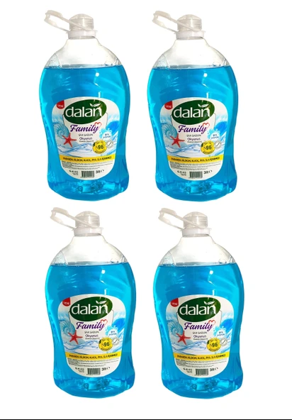 Dalan Family Okyanus Sıvı Sabun 3 L x 4 Adet ürün görseli 1