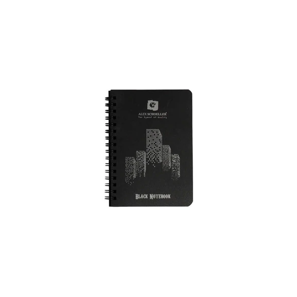 Alex Scholler  A6 60 Sy 120 Gr Sityah Defter Spr ürün görseli 1
