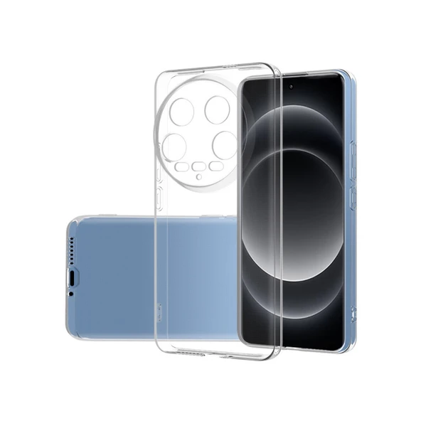 Xiaomi 14 Ultra Kılıf Kamera Korumalı Silikon Şeffaf Arka Kapak ürün görseli 1