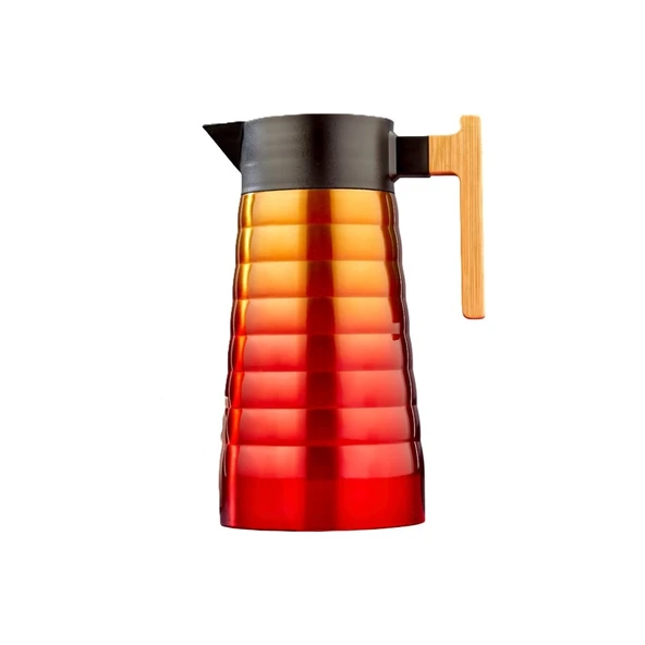 AKILLIELMA-COOKER 2L ÇELİK TERMOS CKR2097 SARI KIRMIZI ürün görseli 1