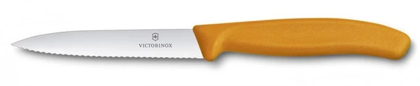 Victorinox 6.7736.L9 SwissClassic 10cm Tırtıklı Soyma Bıçağı ürün görseli 1