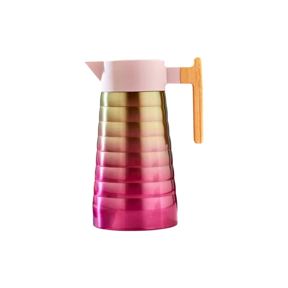 AKILLIELMA-COOKER 2L ÇELİK TERMOS CKR2097 YEŞİL PEMBE ürün görseli 1
