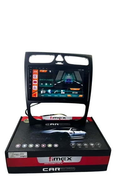 Mercedes w203-w209 FİMEX 4-64 (FANLI) DSPLİ PRO OEM MULTİMEDİA ürün görseli 1