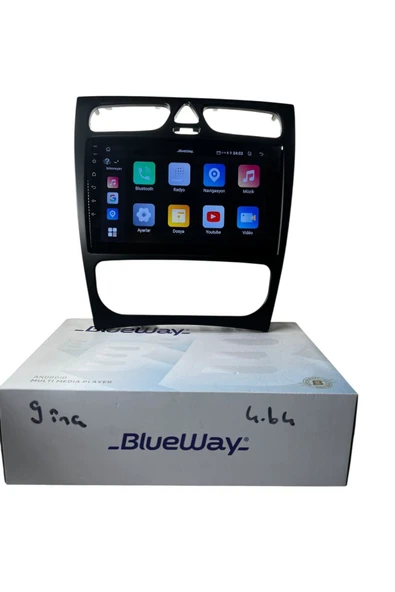 Mercedes w203-w209 BLUEWAY 4-64 PROFESYONEL OEM MULTİMEDİA ürün görseli 1