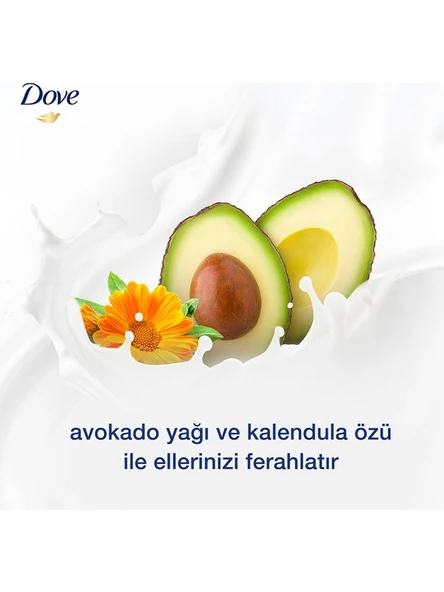 Dove Nemlendirici Sıvı Sabun Avokado Yağı Ve Kalendula Özü 450 ml ürün görseli 1