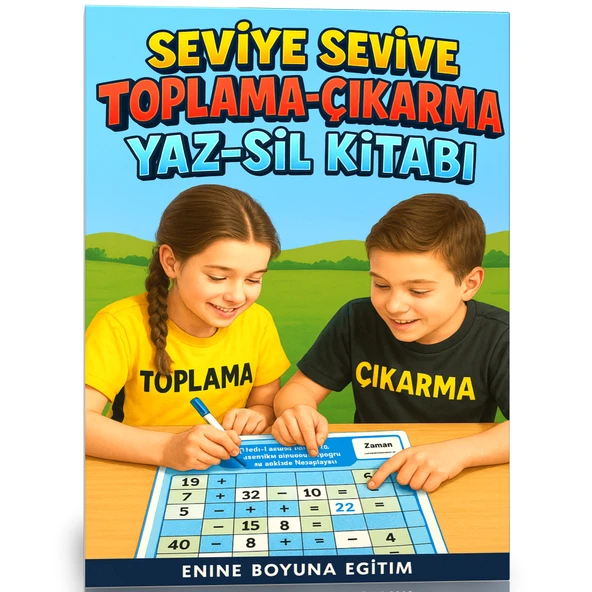 Herkes İçin Seviye Seviye Toplama Çıkarma YAZ SİL Kitabı ürün görseli 1