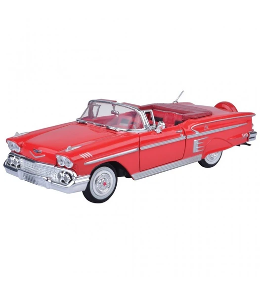1958 Model Klasik Chevy Impala 1:24 Ölçekli ürün görseli 1