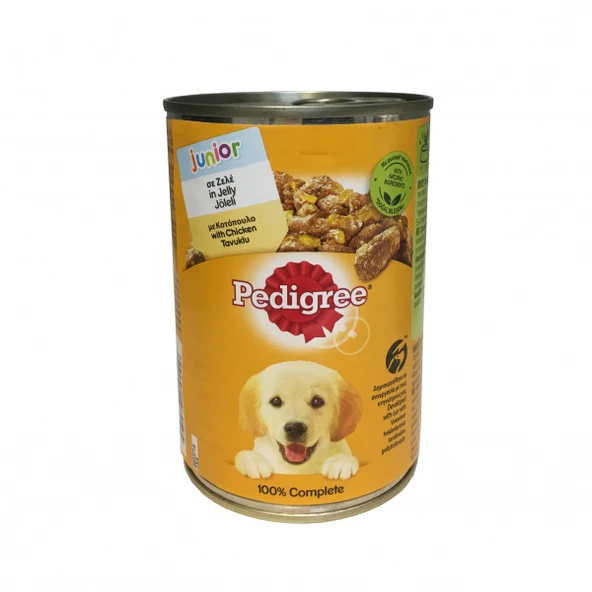 Pedigree Jöle İçinde Tavuklu Yavru Köpek Konservesi 400 Gr ürün görseli 1
