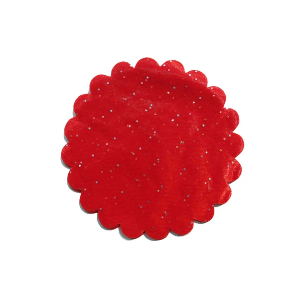 Taşlı Organze Hazır Kesilmiş Tül 24 CM (100 Adet)  Kırmızı ürün görseli 1