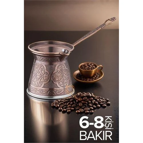 Modacar 6-8 Kişilik XL Bakır Cezve İndüksiyon Tabanlı ürün görseli 1