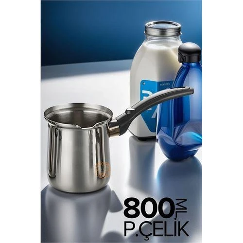 ModaCar Paslanmaz Çelik Cezve 800 ml ürün görseli 1