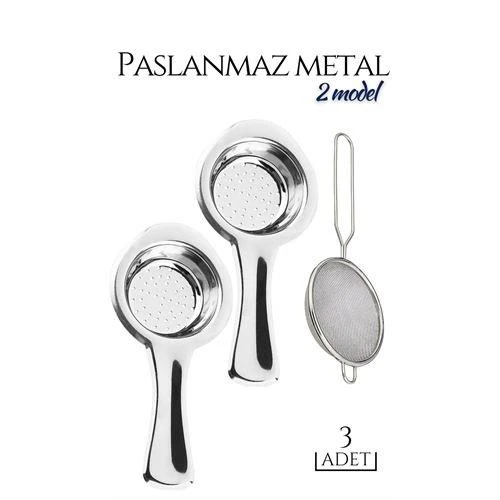 ModaCar 3 lü Set Metal Çay Süzgeci Cabrera Design ürün görseli 1