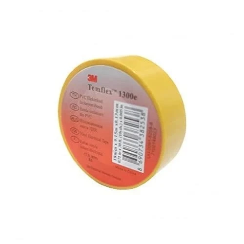 Mey İthalat® 3m Temflex Sarı İzole Elektrik Bant 18 mm ürün görseli 1