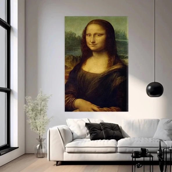 Mona Lisa Kanvas Tablo - Resim 2