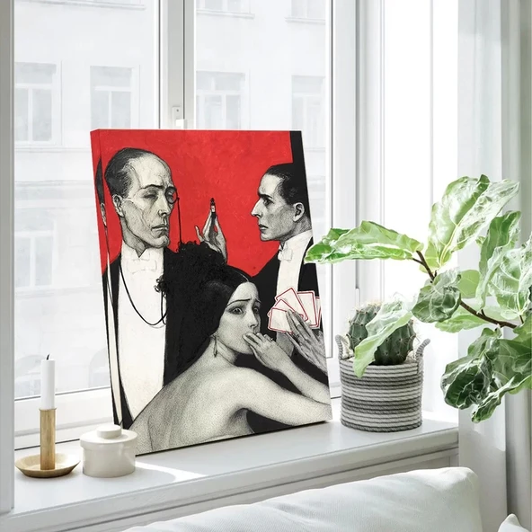 Sessiz Sevgililer Kanvas Tablo - Resim 3