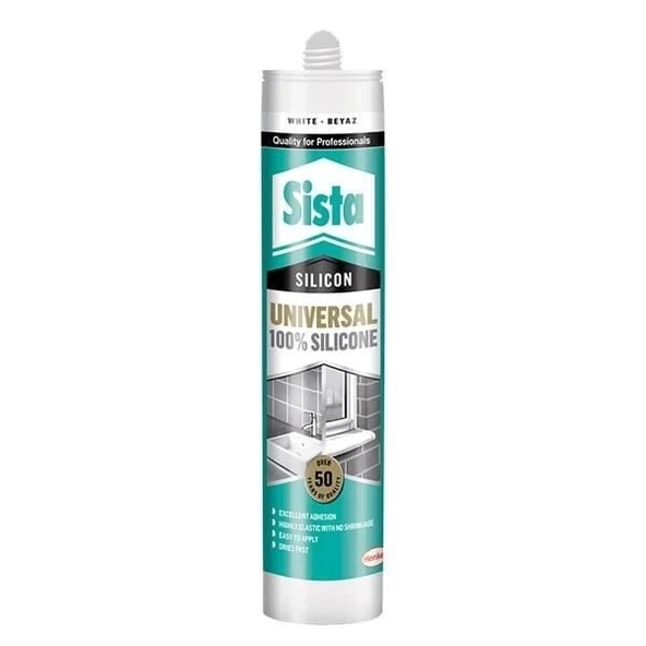 Mey İthalat® Sista Üniversal Beyaz Silikon 280 ml ürün görseli 1