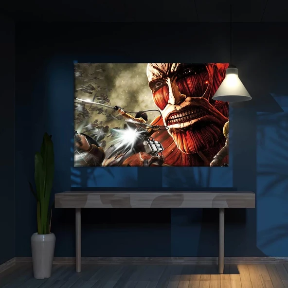 Attack On Titan Kanvas Tablo ürün görseli 1