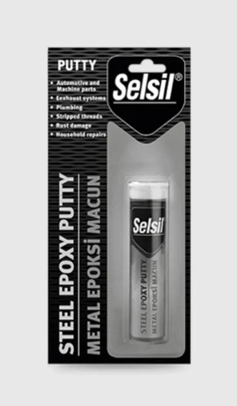 Mey İthalat® Selsil Metal Putty Epoksi Macun Yapıştırıcı 57 gr ürün görseli 1