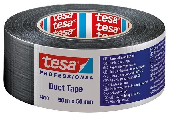 Mey İthalat® Tesa 4610 Duck Bantı Siyah  50 mm 50 Metre ürün görseli 1