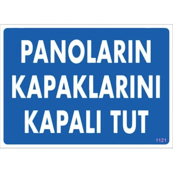 Mey İthalat® Panoların Kapaklarını Kapalı Tut Levhası 25x35 KOD:1121 ürün görseli 1