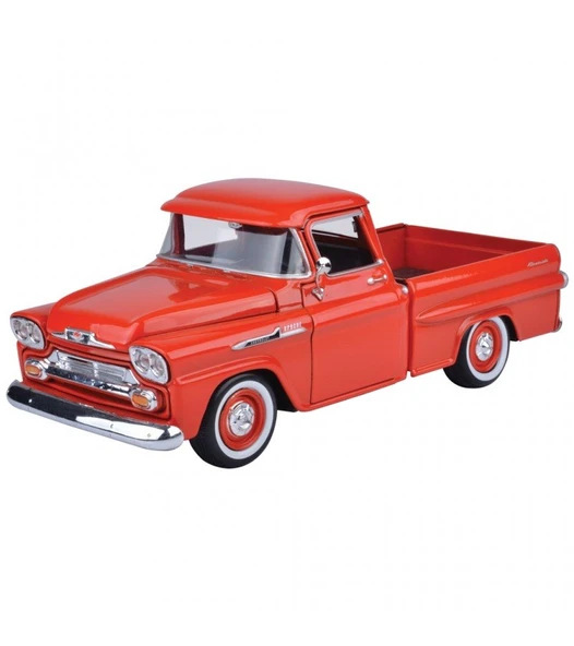 1958 Model Klasik Chevy Apache Fleetline Pickup 1:24 Ölçekli - Resim 2