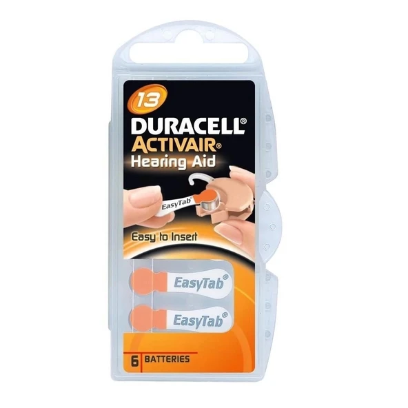 Mey İthalat® Duracell No 13 İşitme Cihazı Pili ürün görseli 1