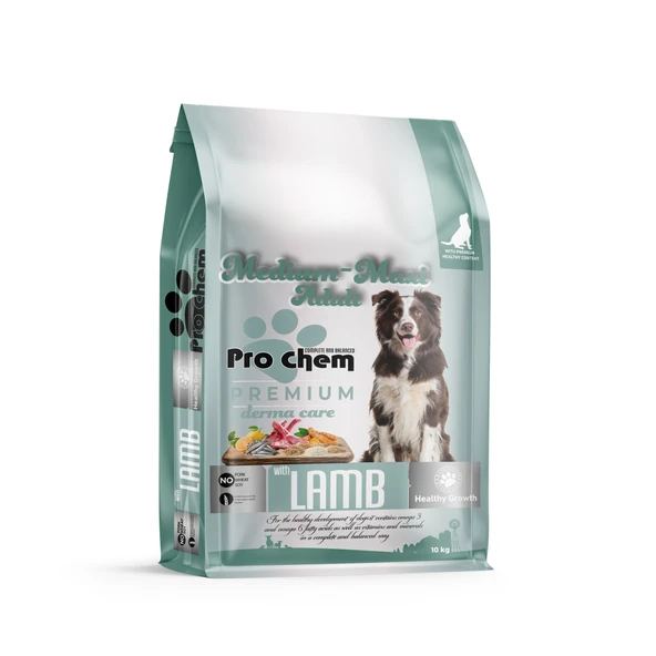 Pro Chem Medium Maxi Yetişkin Kuzu Etli Köpek Maması 10 KG ürün görseli 1