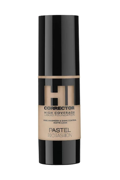 Pastel High Coverage Liquid Foundation - Likit Fondöten 402 - Resim 3