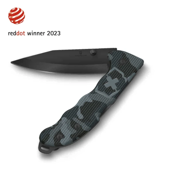 Victorinox 0.9425.DS222 Evoke BSH Alox Çakı, Mavi Kamuflaj ürün görseli 1