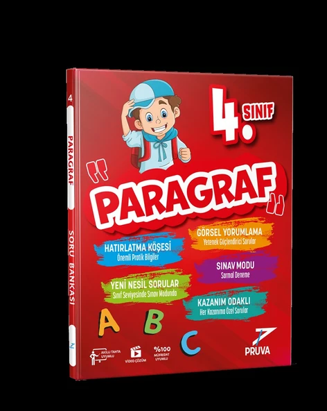 4. Sınıf Paragraf Soru Bankası Pruva Akademi ürün görseli 1