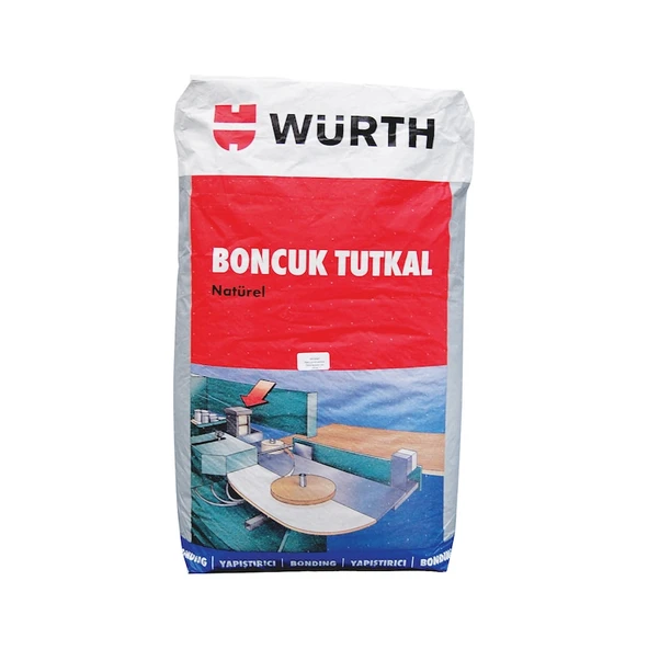 Würth Boncuk Tutkal, EVA Bazlı NATÜREL 25KG: Kenar Bantlamada Profesyonel Çözüm ürün görseli 1