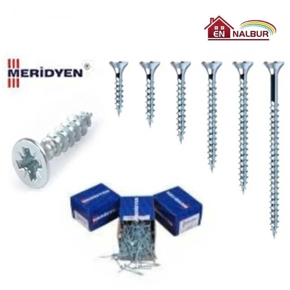 Mey İthalat® Meridyen Sunta Vidası 6X200 (5 Adet) ürün görseli 1
