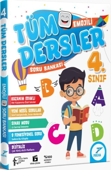 4. Sınıf Tüm Dersler Soru Bankası Pruva Akademi ürün görseli 1