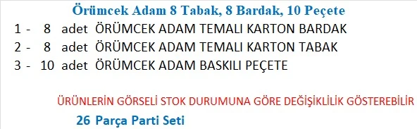Örümcek Adam 8 Tabak, 8 Bardak, 10 Peçete - Resim 2