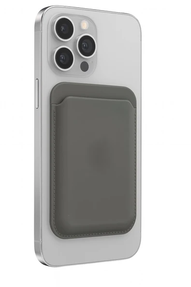 iPhone 13 Mini Pocka Magsafe Cüzdan Stone Taupe ürün görseli 1