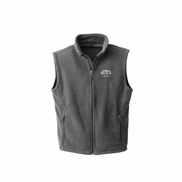 Buck Men's Zip-Up Polar Yelek, Large ürün görseli 1