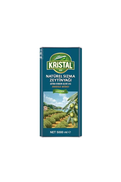 Kristal Anadolu Mirası N. Sızma Zeytinyağı 5 Litre ürün görseli 1