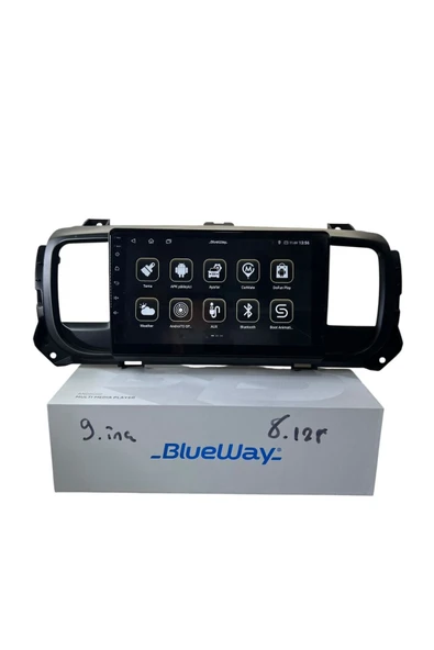 Citroen Jumpy 2017-2022 BLUEWAY 8-128 TAM PROFESYONEL OEM MULTİMEDİA - Resim 2